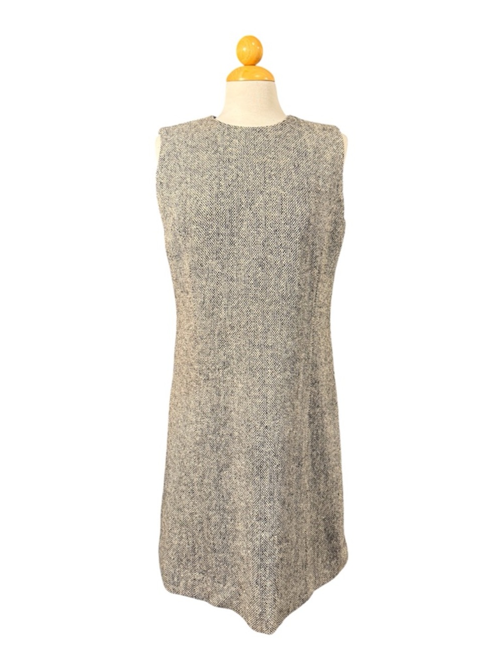 Isaac Mizrahi Sleeveless Wool Shift Dress